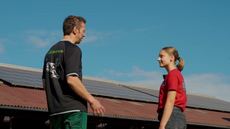 Marie von My KuhTube Kids zu Besich bei Sven